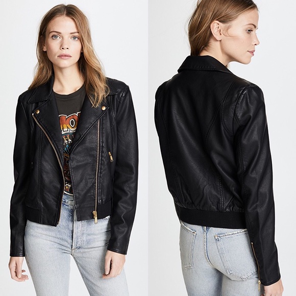 Free People Jackets & Blazers - NWT Free People Modern Faux Bomber Jacket